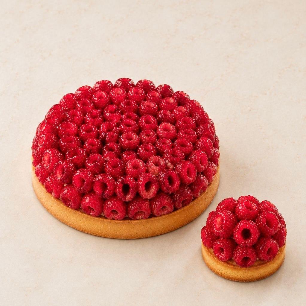 Tarte aux framboises