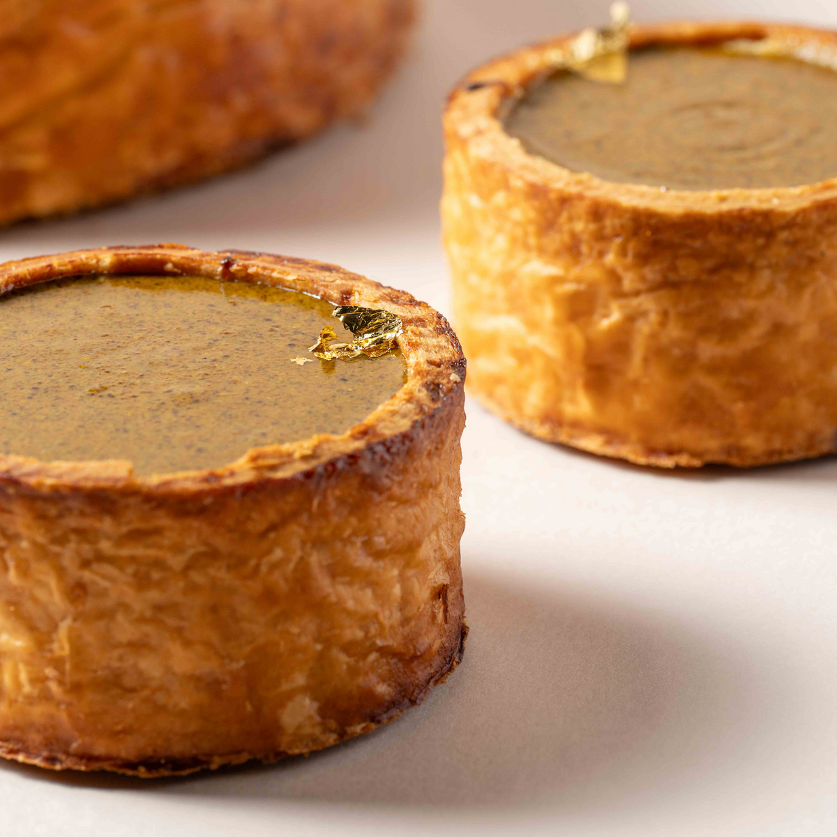 Flan vanille pistache