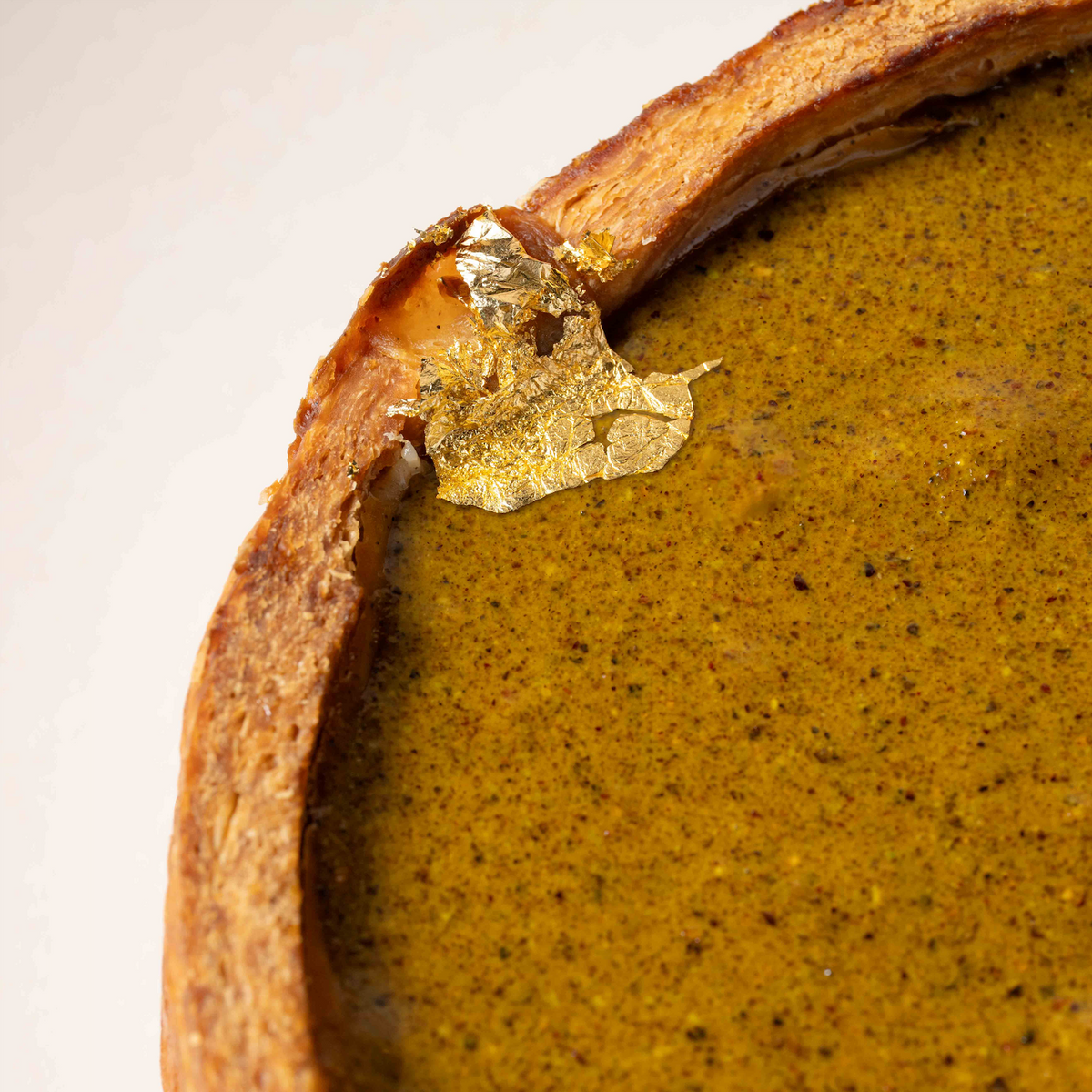 Flan vanille pistache